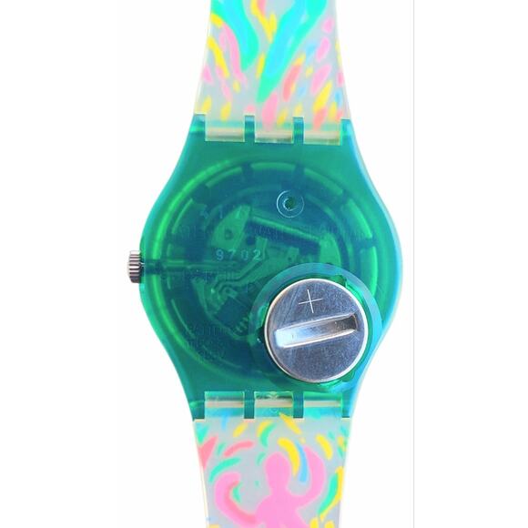 Swatch Watch GIROTONDO GG129 The Club Special Collectible Lockbox Packaging S9 - Picture 6 of 8
